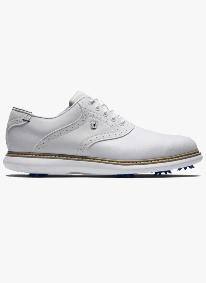 FootJoy Traditions Golf Shoes 57927 | White/White/Navy