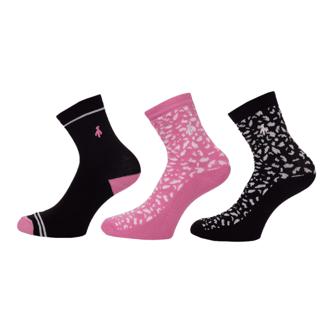 Green Lamb Ladies 3-Pack Golf Socks AG23001