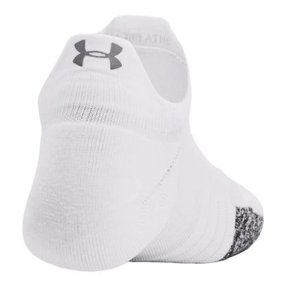 Under Armour Ladies Breathe 2 Pack No Show Socks 1370096